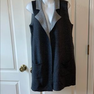L24 Bobeau gray cardigan